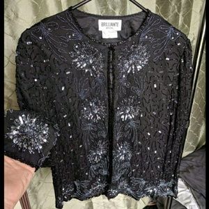 Vintage Silk Evening Jacket